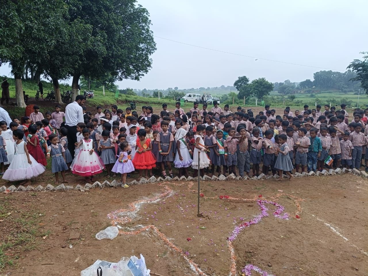 celebrating with childrens