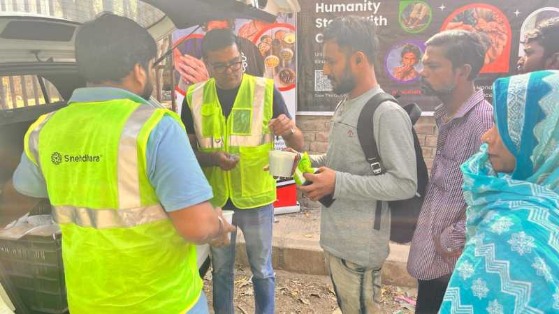 Nutrient-Rich Poha and Buttermilk Distribution Drive for Labours at Labour Chowk, Sector 44, Gurgaon