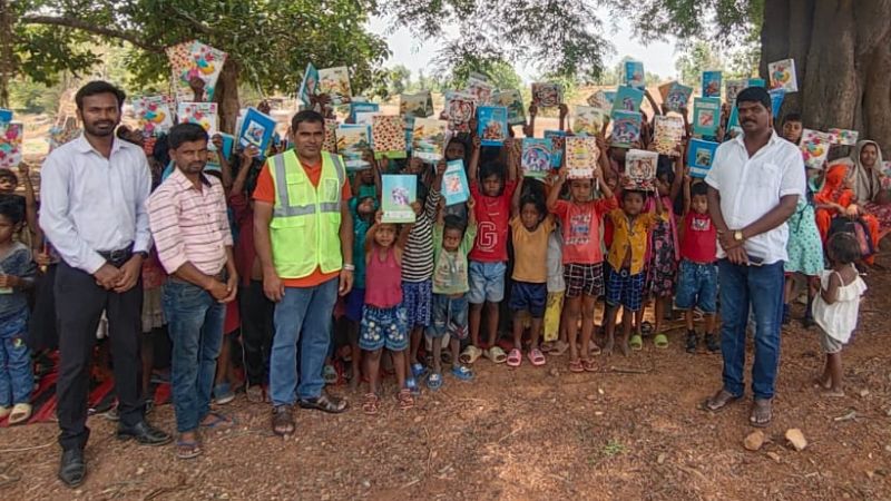 Stationery Distribution in Sudurwati Village, Burmu, Ranchi, Jharkhand