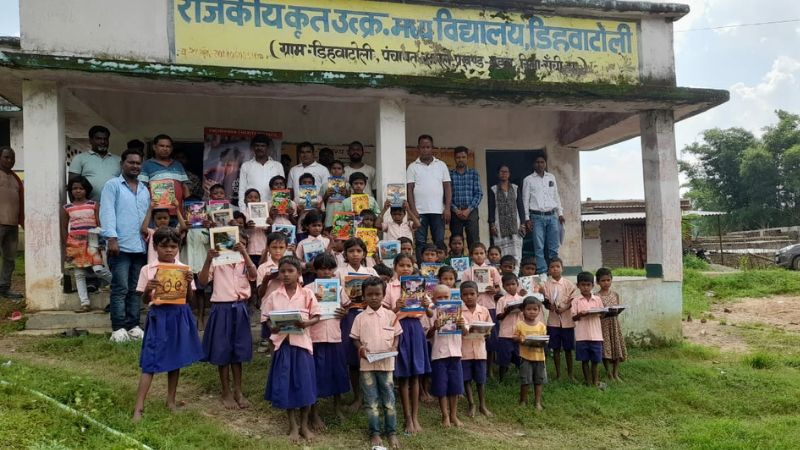 Distribution of Stationery to 50 Students at Dihwatoli, Ranchi, Jharkhand