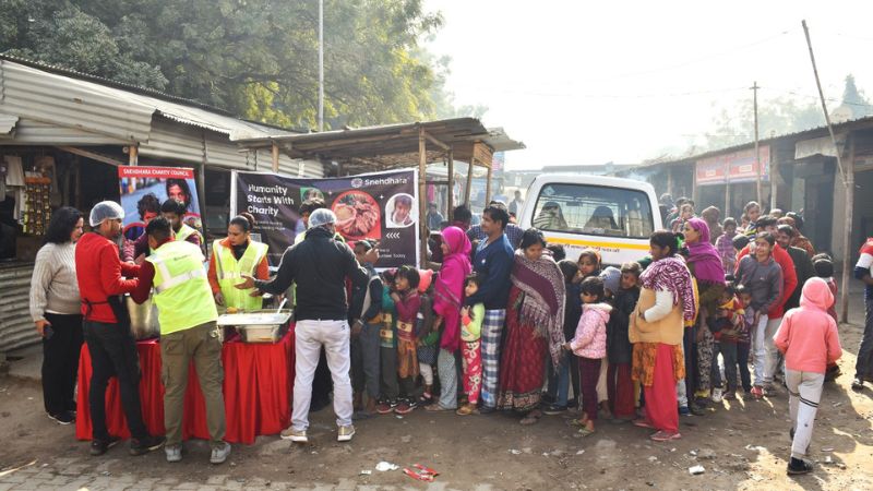 Food and Blanket Distribution on Makar Sankranti